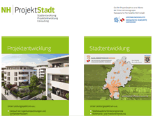 Tablet Screenshot of nh-projektstadt.de